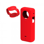 Kriimustusvastased kleepuvad objektiivikaitsed Insta360 X3 kahe objektiiviga 360 modifikatsiooni jaoks Insta 360 X3 kaitseobjektiivi kork tegevuskaamera tarvikud must