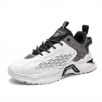 Suured libisemisvastased kulumiskindlad, hingavad spordi- ja vabaajajalatsid Fly Woven v&otilde;rkjalatsid Moodsad ja trendikad meeste kingad 37 must