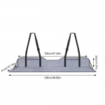 Tagaistme autovoodi Kokkupandav matkamadrats Automaatne tagaistme pikendatav madrats magamiseks Reisis&otilde;idukite tarvikud hall v&auml;rv