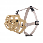 Silikoonist koon suurtele koertele Ohutu mugavad koeramaskid Hammustusvastane hingav suumask keskmise suurusega koerte tarvikutele M