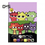 Joonejoonistusvihik Lastele k&auml;sitsi maalitud joonestuspliiatsi juhtimise harjutamine Pildiraamatu l&otilde;bus &otilde;petlik kingitus reisisuuruses visandiplokk J