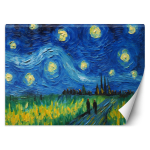 Tapeet T&auml;htis &ouml;&ouml; - V. van Gogh 100x70 mitmev&auml;rviline