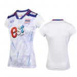 TAI rahvusv&otilde;rkpalli naiste JERSEY 2024 CHEER f&auml;nni prindiversioon Quick Dry V-kaelusega s&auml;rk l&uuml;hikeste varrukatega vormiriietus Tai lipu logo Sport siseruumides 2XL