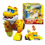 Uusimad ABS Min Deformation Gogo Dino tegevusfiguurid REX Transformation Auto Lennuk Mootorpaat Kraana Dinosaurused lastele