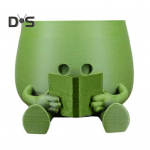 Happy Face sukulentide istutusmasin 3D-prinditud lauaplaadile m&otilde;eldud lillepott Kodukontori sisustus Lillepott kaktuste ja sukulentide taimede armastajatele kingitus