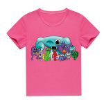 Lapsed Uus saabumine Moodne 3D tr&uuml;kiga Garten of BANBAN tee l&uuml;hikeste varrukatega t-s&auml;rk lastele 160 Heleroosa