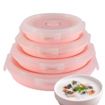 Silikoonist l&otilde;unakarbi virnastamine silikoonist toidu hoiukonteinerid 4 pakk n&otilde;udepesumasina ja s&uuml;gavk&uuml;lmikuga, ohutu telkimine