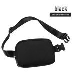 Naiste k&otilde;rgekvaliteediline veekindel Crossbody jooksukott: Multifunktsionaalne, suure mahutavusega &otilde;ues kasutamiseks m&otilde;eldud moeaksessuaar 1342 Waist Bag must