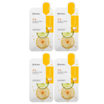 MEDIHEAL, Vita, Essential Beauty Mask, 4 sheets, 24ml (0.81fl oz) each white