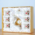 K&otilde;rgele temperatuurile vastupidav l&auml;bipaistev klaasist teekomplekt Seitsmeosaline Hiina Kung Fu teekomplekt kinkekarbi teekannu komplekt Kingitus s&otilde;pradele