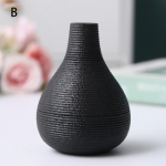 V&auml;ikesed keraamilised vaasid, lihtne kodukaunistus, elutoa sisustus, kuivlilleistandused, k&auml;sit&ouml;&ouml;, h&uuml;dropoonilised vaasid