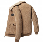Meeste talvine velvetist puuvillane mantel: Soe, nooruslik, lisaks sametine paks jope 5XL kollane