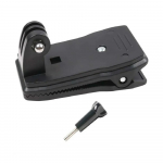 360-kraadine p&ouml;&ouml;rlev m&uuml;tsirihm seljakoti rihma kinnitus Kiirklambri kinnitus DJI OSMO ACTION 4 3 Gopro 11 8 SJCAM EKEN kaamera tarvikud