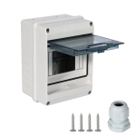 HT-seeria &uuml;henduskarp 5/8WAY PC plastikust IP65 veekindel kaitsmekarp koos DIN-liistuga v&auml;lisaia jaotuskastide jaoks