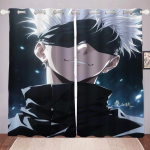 Jujutsu Kaisen Jaapan Kuulus Gojo Satoru Elutuba Pimendavad Multikakardinad, Animeeritud Kardinad, Kohandatav Magamistuba Premium 100x140cm