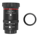 Kaamera suumobjektiiv 5?50mm 5MP fookuskaugus C-kinnitus manuaalne ava k&otilde;rglahutus t&ouml;&ouml;stuslikuks black