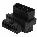 OBD2 adapteri 16 kontaktiga isane ja 2 naissoost Plug and Play splitteri pistik diagnostikalaiendi jaoks