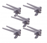 5/10 tk Vabak&auml;e suupistepintsetid S&ouml;&ouml;gipulgad M&auml;ngude m&auml;ngimine S&otilde;rmepulgad Laisa abiline Klamber Suupiste Mitte m&auml;&auml;rdunud k&auml;si S&otilde;rmus Aksessuaar