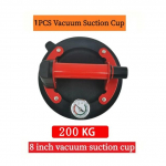 Manomeetriga Metallk&auml;epide Vaakum iminapp 8 tolli Raskeveokite Vaakumt&otilde;stuk graniidi, klaasi, plaatide k&auml;sitsi t&otilde;stmiseks