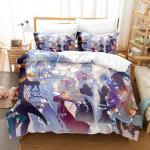 Uus Re Zero Rem Ram Voodipesu Komplekt 3D Tr&uuml;kk Kawaii Joonisfilm Anime kolmeosaline komplekt T&auml;iskasvanu Laps Magamistuba Tekikoti komplektid Kodutekstiilid EU Twin 135x200cm