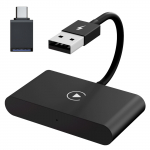 Juhtmevaba Android Auto adapter, Android Auto dongle asendus Samsungile, OnePlusile, Plug & Play, Type 1 must