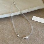 Lihtne Kvaliteetne L&auml;bipaistev Helmestega Kaelakee Naiste Unikaalne Retro Kerge Luksuslik Elegantne Temperament Mitmek&uuml;lgne Kaelakett Rangluukett