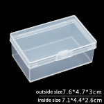 Plastikust kosmeetika hoiukarbi hoidik &uuml;mbris N&auml;idiku korraldaja konteiner v&auml;ike 7.6*4.7*3cm