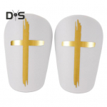 Jalgpalli minis&auml;&auml;rekaitsmed EVA-padjaga pisikesed s&auml;&auml;rekaitsmed lastele, noortele t&auml;iskasvanutele, s&auml;&auml;rekaitsevarustus v&auml;lisjalgpallitreeninguteks XS must