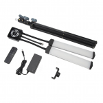 40 W kahe k&auml;ega LED-t&auml;itevalgusti telefonihoidikuga 3200K-5600K kokkupandav kolme režiimi LED-pulga t&auml;itevalgusti US PLUG