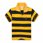 Laste Euroopa ja Ameerika stiilis puuvillane triibuline polo T-s&auml;rk &ndash; kevad/suvi, sobib lastele ja teismelistele. Size 20, Height 150 cm