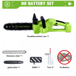 ONEGREEN 6000W 12-tolline harjadeta elektriline kettsaag juhtmeta akusaag aia puidut&ouml;&ouml;tlemise t&ouml;&ouml;riist Makita 18V akule Without Battery