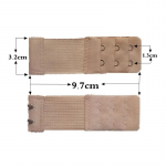 1 tk/ &auml;sja naiste rinnahoidja pikendus, 3 rida, 2 konksu, elastne reguleeritav, pikendatav aluspesu klamber punane