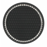 2 tk libisemiskindel auto veetassi padi Teemantkivist kummist matt pudelihoidja alusalusele auto interj&ouml;&ouml;ri libisemisvastased topsihoidjad 7 cm valge