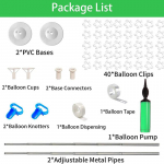&Otilde;hupallide kolonnistatiivi komplekt, Reguleeritav &otilde;hupallide kolonni komplekt, Metallist teleskoopiline sammas &otilde;hupallide statiiv, S&uuml;nnip&auml;evapidu, L&otilde;petamine, Pulm 2