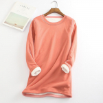 Naiste paks fliisist dressipluus Talvine samet soe aluspesu topp XL