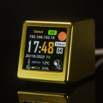 Suurus Nutikas WIFI Ilmaprognoosija Kell M&auml;nguarvuti Laua Kaunistuseks. Isetegemise armsad GIF-animatsioonid ja elektrooniline album