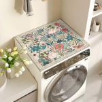 Tolmukindel 3D Lille Diatoommuda Veekindel ja Imav Libisemisvastane Matt Pesumasina v&otilde;i &Ouml;&ouml;kapi jaoks 40x50cm (Crystal Velvet)