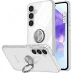 Kaitsekate - BOOLING - Samsung Galaxy A55 5G jaoks - P&otilde;rutuskindel - Silikoon - L&auml;bipaistev puhas/h&otilde;be