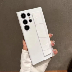 Luksuslik &Uuml;li&otilde;huke Matt Elastne Silikoonist K&auml;erihm P&otilde;rutuskindel &Uuml;mbris Samsung S25 S24 S23 Ultra S25 Plus jaoks PC K&otilde;va L&auml;bipaistev Kate Samsung S25 Ultra valge