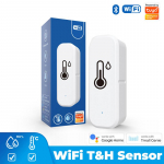 Tuya WiFi nutikas temperatuuri niiskusdetektor andur h&uuml;gromeeter termomeeter detektorid nutikas kodu reaalajas j&auml;lgimise assistent