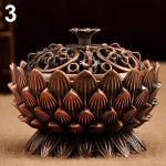 Lotus Shape tsingi-vasesulamist viirukip&otilde;leti Mini sandlipuu viiruk Kodukaunistus