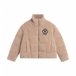 Li Ning Mustriga Tikitud Pikkade Varrukatega Puhviparkka Naiste &Uuml;ler&otilde;ivad Pruun AYMS090-5 XL