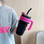 860ML Roostevabast Terasest Termospudel Suure Mahutavusega Kohvitass Sport Isoleeritud Tass Kaasaskantav Termos Vaakumkolbid Auto Termokruus 860ML