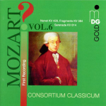 CD MOZART; CONSORTIUM CLASSICUM - Tuulemuusika Vol 6 MDG30104992 MDG Europe Klassikaline Kasutatud