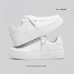 Meeste ja naiste 2024 trendikad paksude tallaga valged Air Force One stiilis tossud Men's 39, Hand-sewn Sole