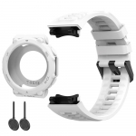 Silikoonist rihm + kellakorpus Huami Amazfit T-Rex 2 jaoks, kellarihm t&ouml;&ouml;riistaga, reguleeritav k&auml;epael ja kestadekoratsioon For Amazfit T-Rex 2