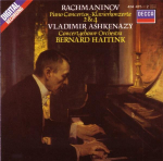 CD ASHKENAZY, HAITINIK; KUNINGLIK KONTSERT - Rahmaninov: Pno Cons 2 & 4 4144752 Decca 1986 Euroopa Klassikaline Kasutatud