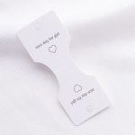 50 tk Poolvolditud kaart Juuste aksessuaarid Papp displeikaardi sildid Juuksen&ouml;&ouml;r Pakendikaart Rippuv silt papist silt