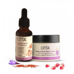 CITTA Regenerative Face Serum 30 ml & Night Cream 50g Combo | Ultimate Age-Defying Skin Revival Formula | Reduces Wrinkles | Combo Pack of 2.
