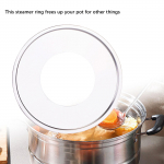 for Various Pots And Pans. Dishwasher Safe. Cooking Adapter Dumplings, Stuffed Buns, Pot of 18cm Dia